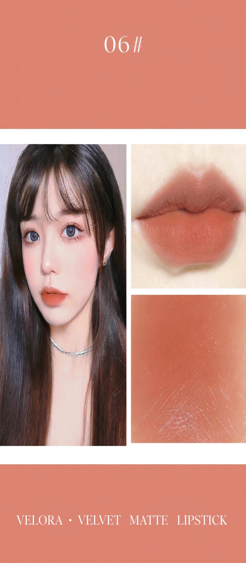 💄 فيلورا - أحمر شفاه مخملي فاخر
✨ 6 ألوان ترند تناسب كل مزاج
💋 لمسة مخملية ناعمة ومريحة
💧 ترطيب يدوم 12 ساعة بدون تشقق
👛 تصميم نحيف وأنيق - في شنطتك دايماً
🎨 الألوان المتاحة:
01 - أحمر عتيق كلاسيكي
02 - عنابي دافئ
03 - وردي طبيعي
04 - أحمر كرزي جري