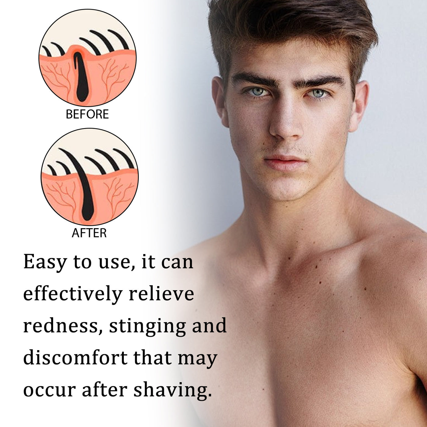 East Moon Aftershave Neck Cream Refreshing Men's Face