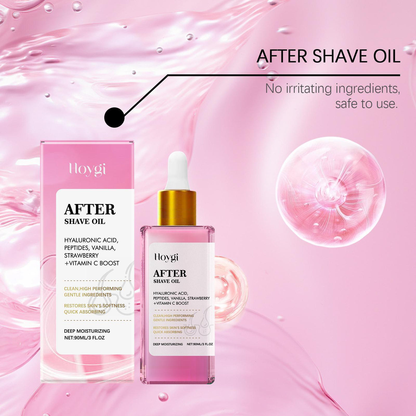 Hoij Strawberry Aftershave Oil Daily Care