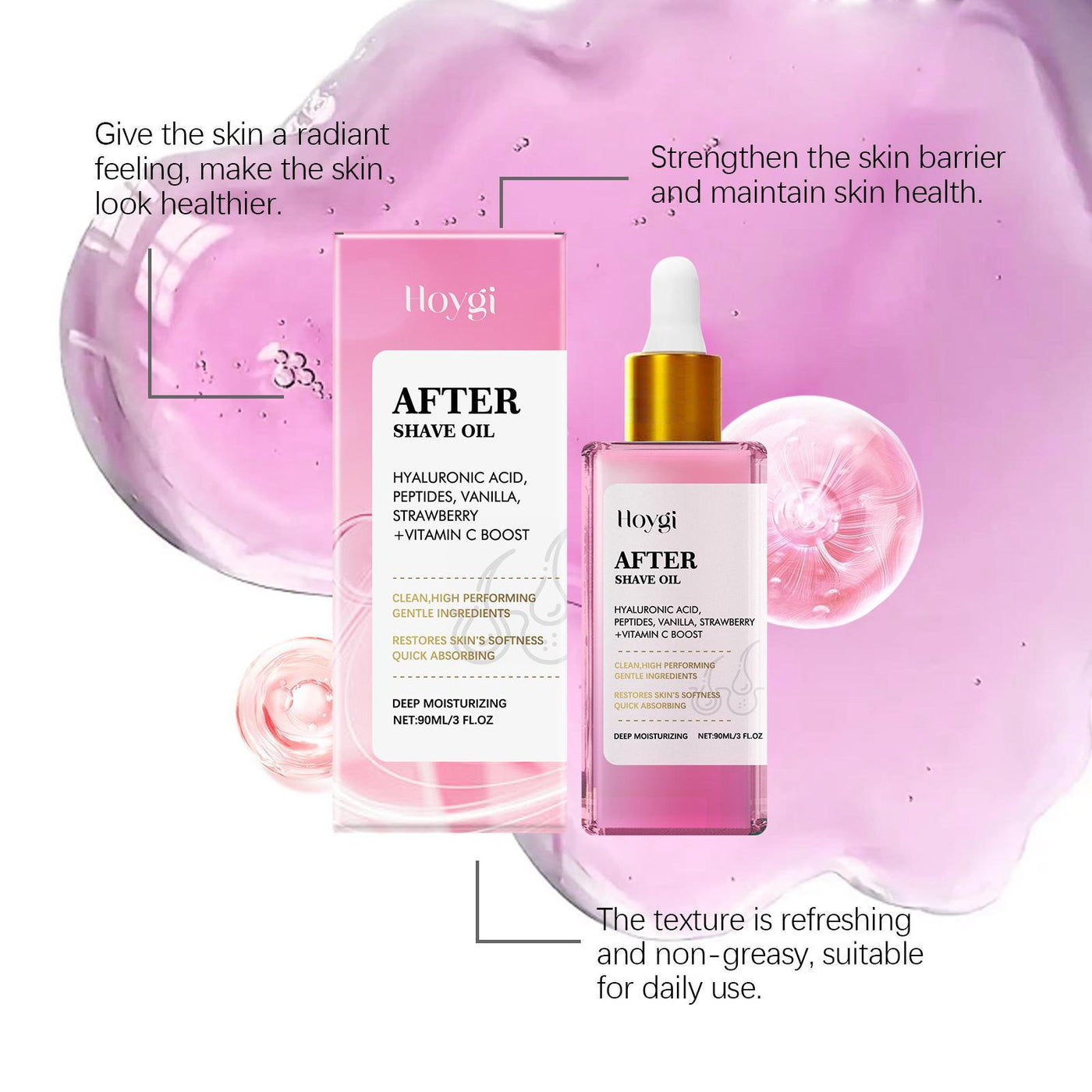 Hoij Strawberry Aftershave Oil Daily Care