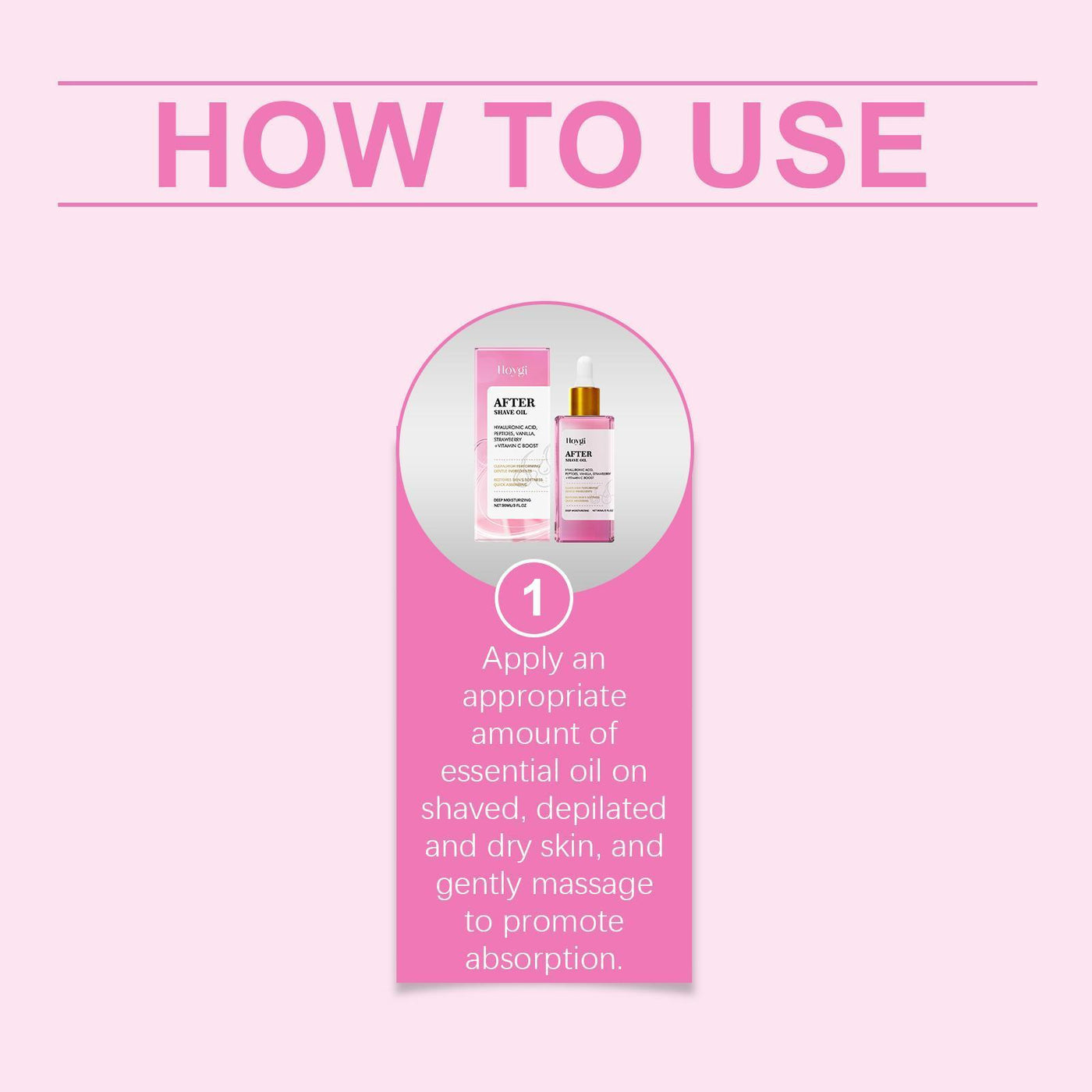 Hoij Strawberry Aftershave Oil Daily Care