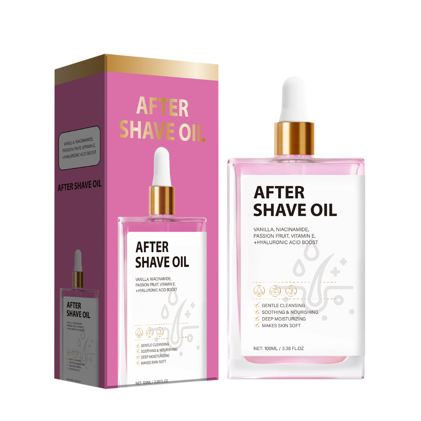 Men's Aftershave Oil Soothing Skin